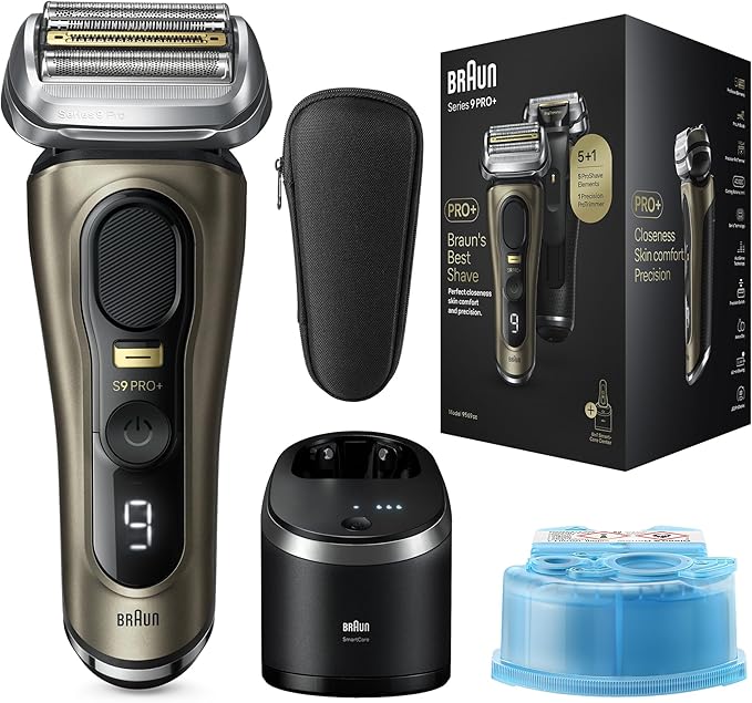 صورت تراش براون سری 9 مدل BRAUN 9569cc pro plus