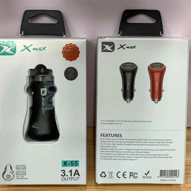 شارژر فندکی سوپر فست Xmax مدل x-55