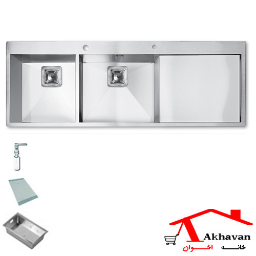 سینک ظرفشویی توکار کد 346 اخوان