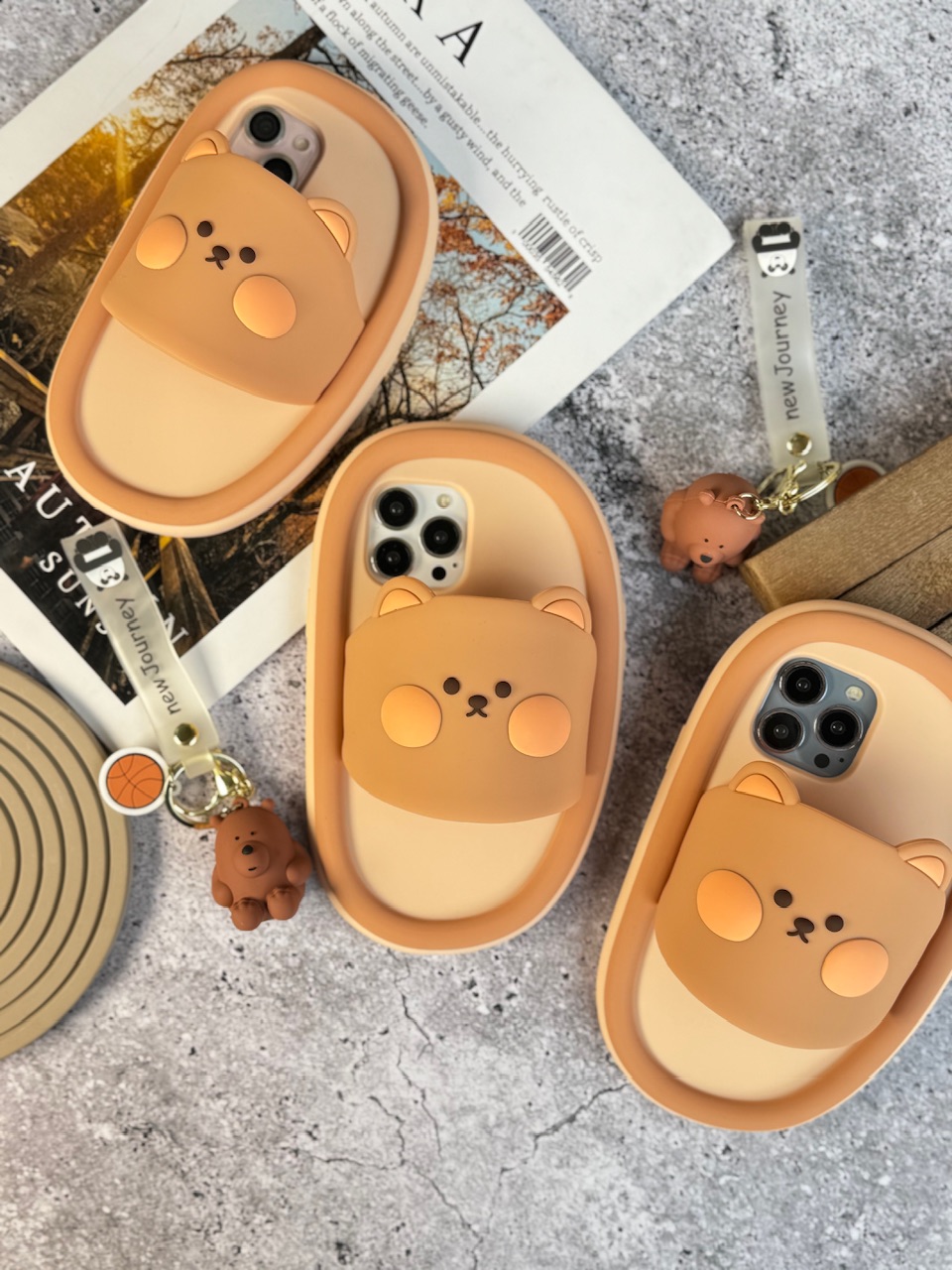 قاب دمپایی خرسی Teddy slippers