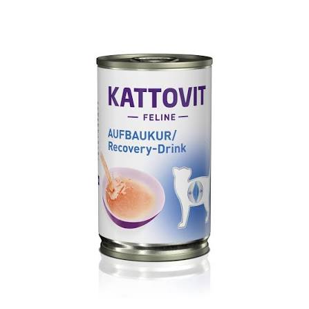 کنسرو ریکاوری گربه کتوویت Kattovit مدل Aufbaukur Recovery-Drink وزن 135 گرم