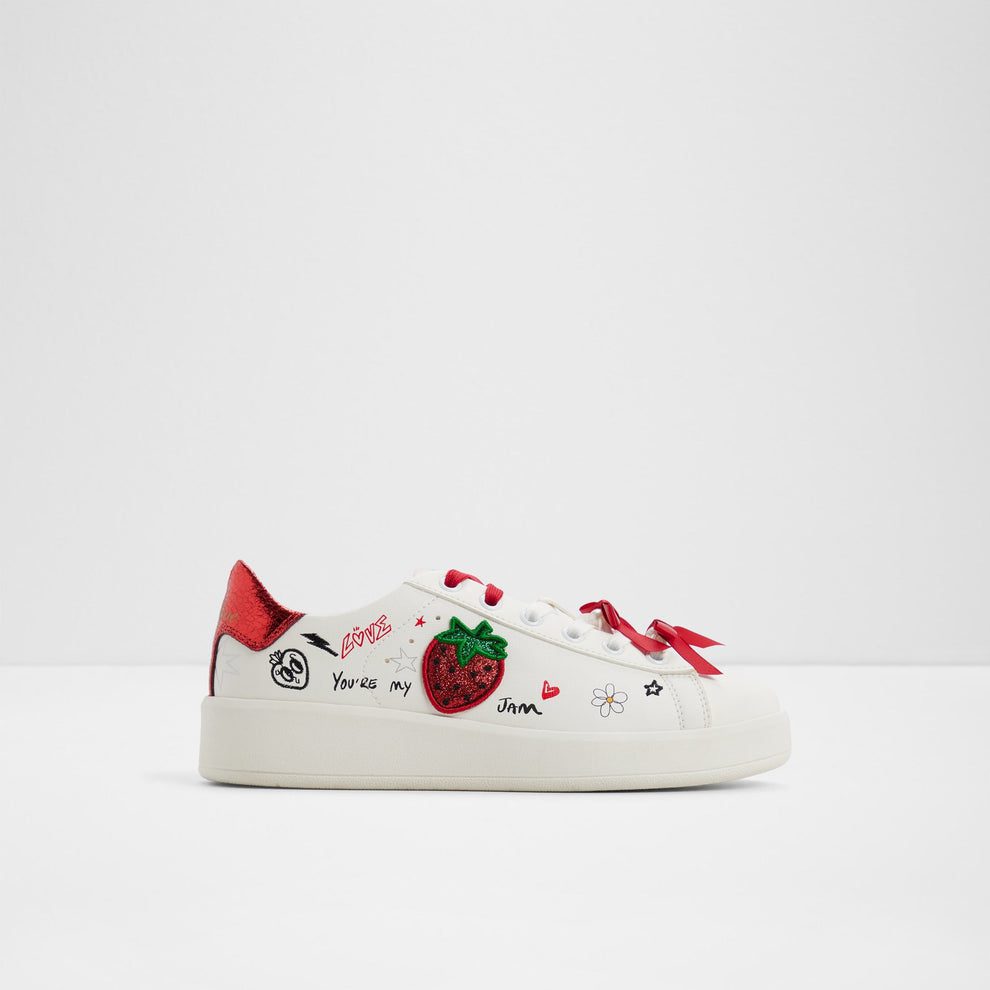 کتونی پلتفرم زنانه سفید آلدو LOVESNEAKER – ALDO