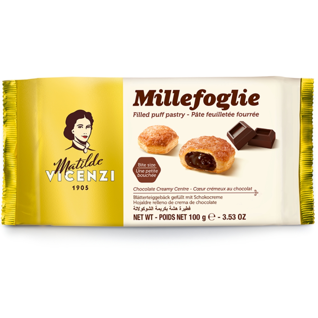 شیرینی مغزدار وینچزی 100gr (شکلاتی)