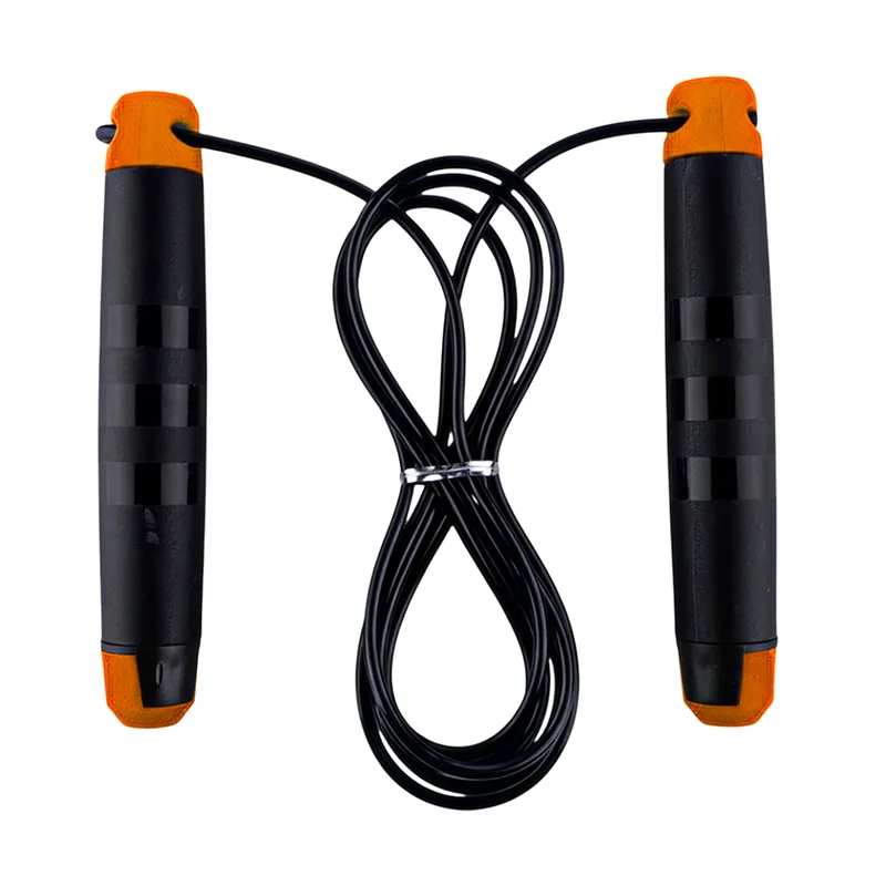 طناب ورزشی بدنسازی SKIP ROPE 9P | مشکی/نارنجی