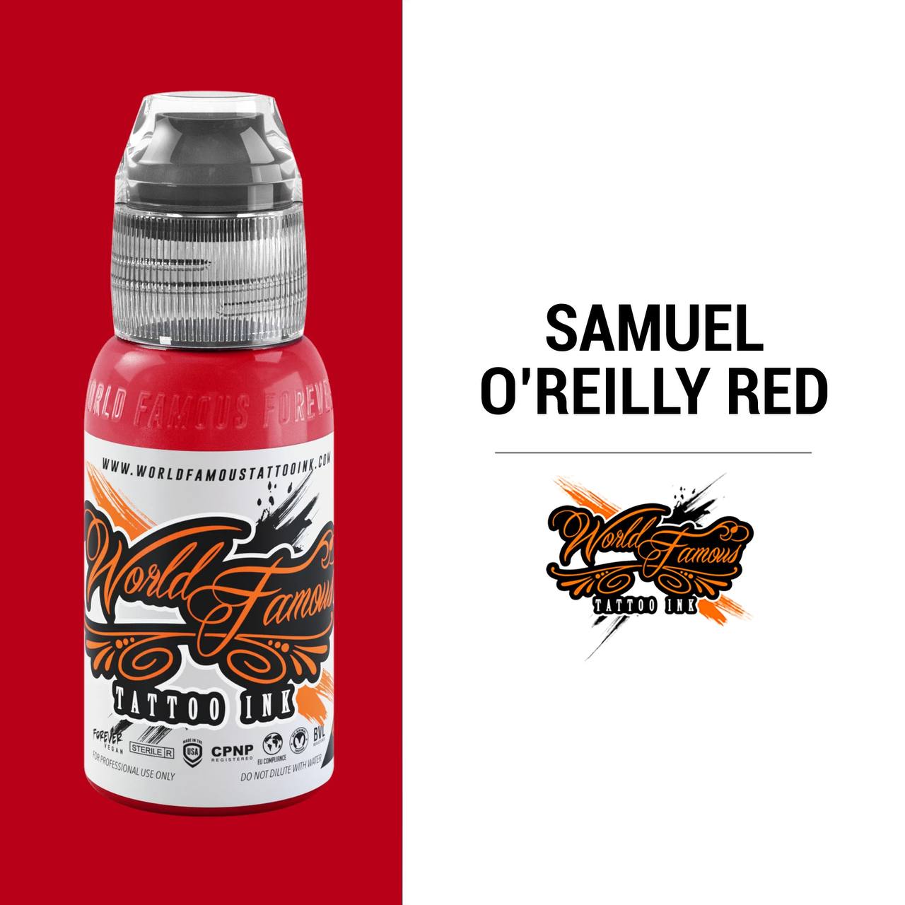 رنگ تاتو ورد فیمس SAMUEL OREILLY RED