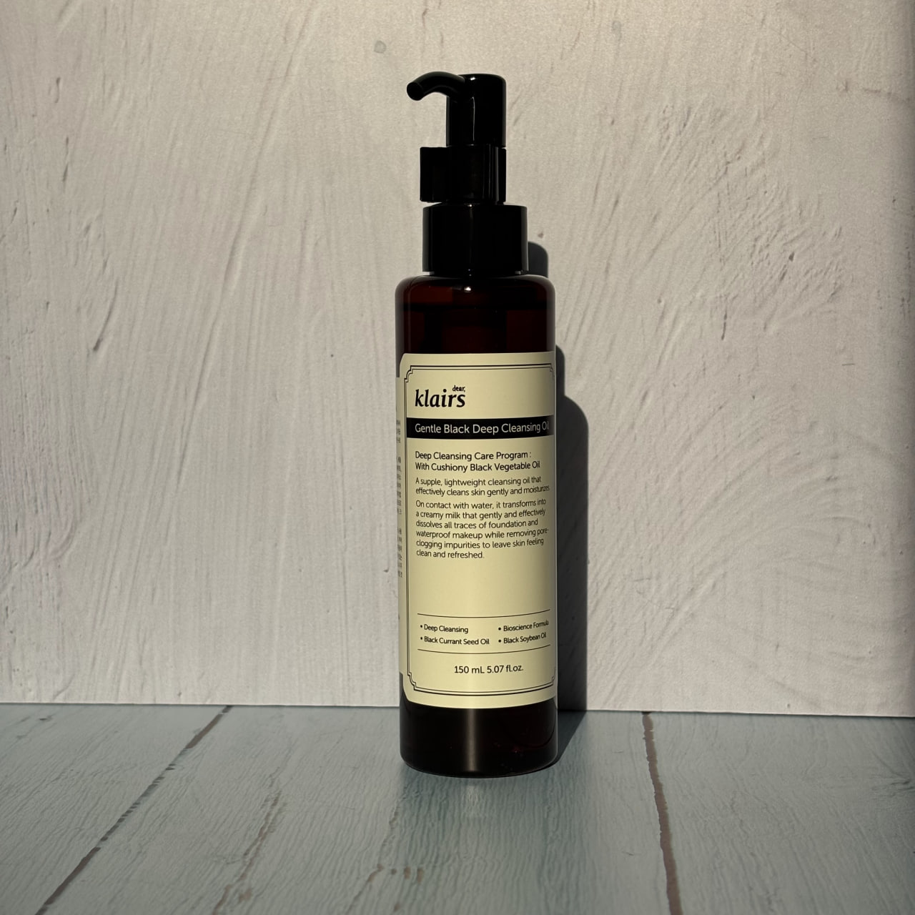روغن پاک کننده عمقی دیر کلاریس Dear, Klairs - Gentle Black Deep Cleansing Oil