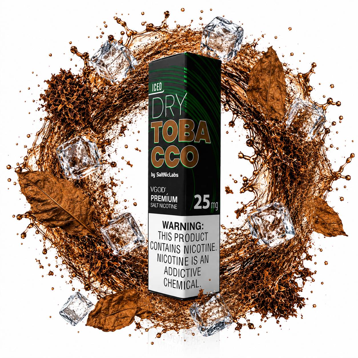 سالت تنباکو خشک یخ ویگاد DRY ICE VGOD