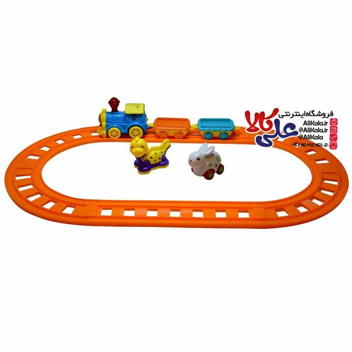 قطار اسباب بازی 5 واگن مدل شنگ چوان Animals کد 01