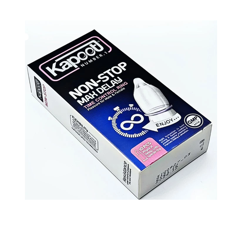 کاندوم فوق تاخیری کاپوت مدل NON-STOP MAX DELAY بسته 10 عددی