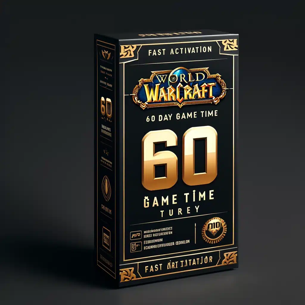 خرید گیم تایم 60 روزه ترکیه | World of Warcraft Game Time