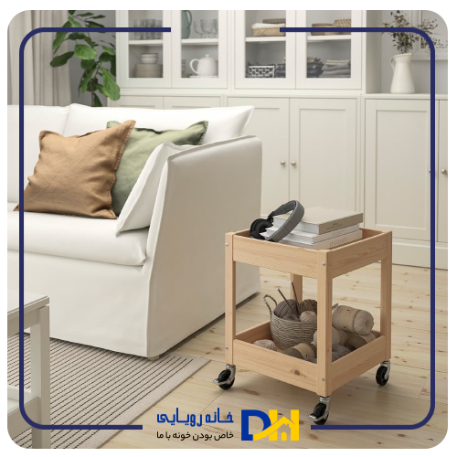 ترولی تمام چوب دوطبقه ایکیا LOSHULT
