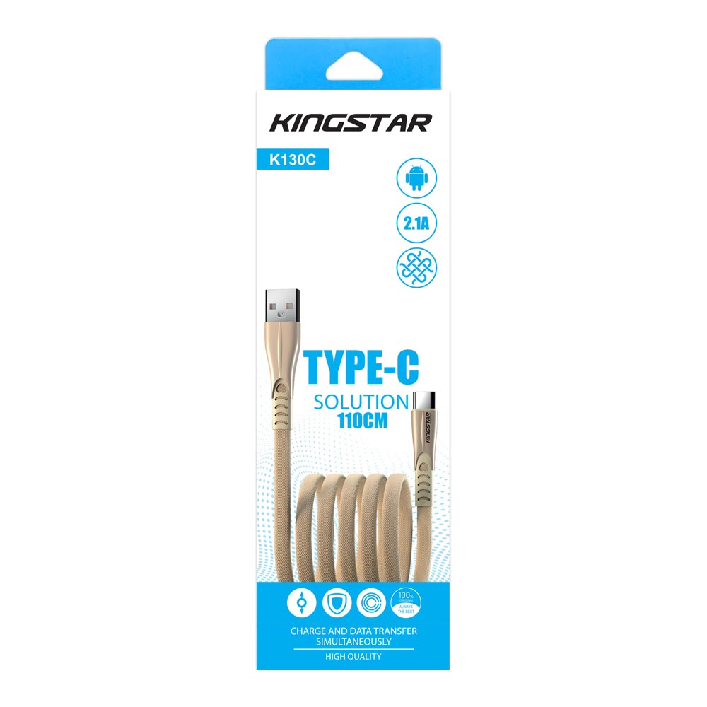 رابط شارژ تایپ سی TYPE_C کینگ استار مدل K130C