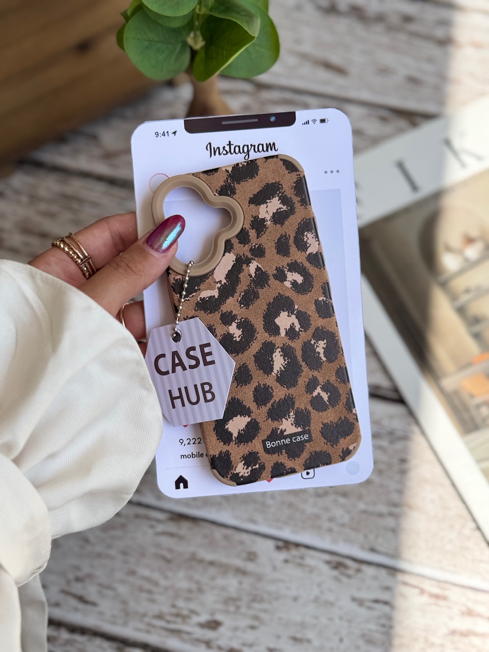 قاب پلنگی قهوه ای Bonne Case آیفون