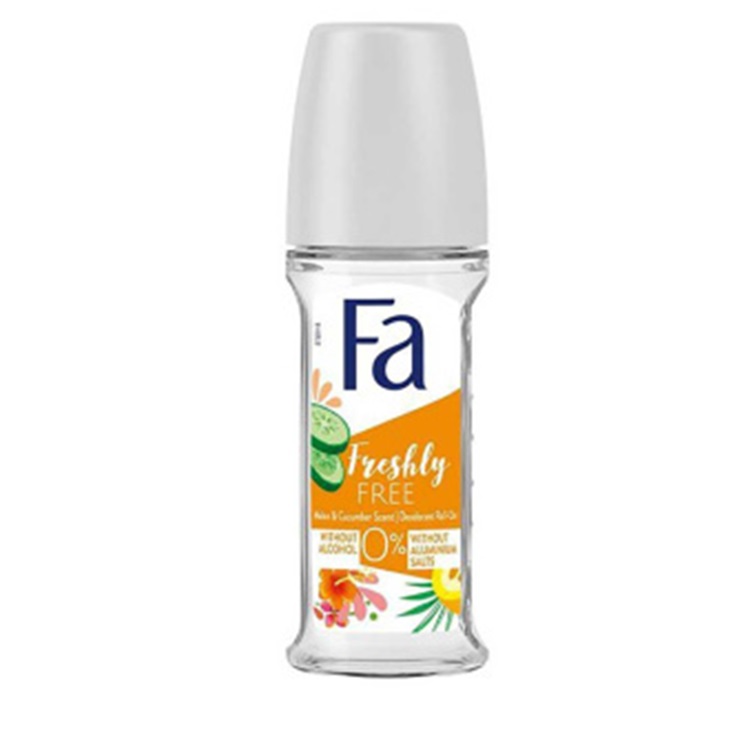 رول ضد تعریق مردانه فا مدل Freshly Free رایحه خیار و ملون