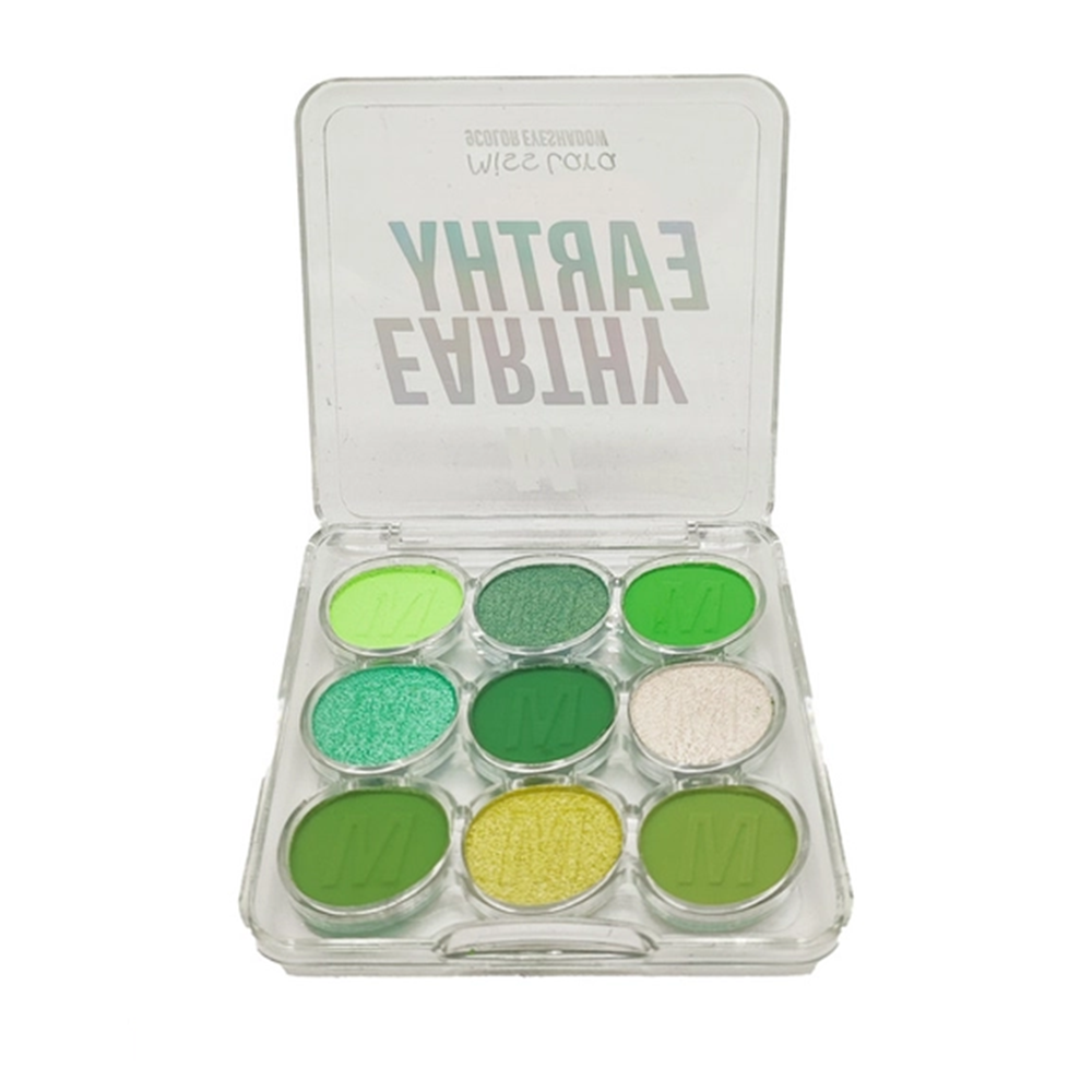 پالت سایه چشم میس لارا مدل Earthy شماره 01 (سایه چشم نئونی 9 رنگ میس لارا)