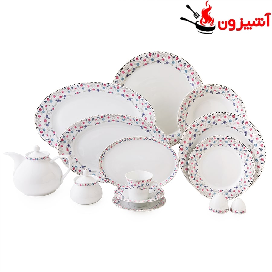 سرویس 81 پارچه 12 نفره طرح باغستان