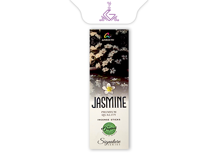 عود شاخه ای دست ساز یاس JASMINE  برند آمریا AMREEYA
