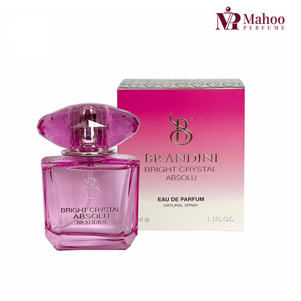 عطر جیبی کریستال برایت ابسولو زنانه برندینی 33 میل Brandini crystal bright absolu