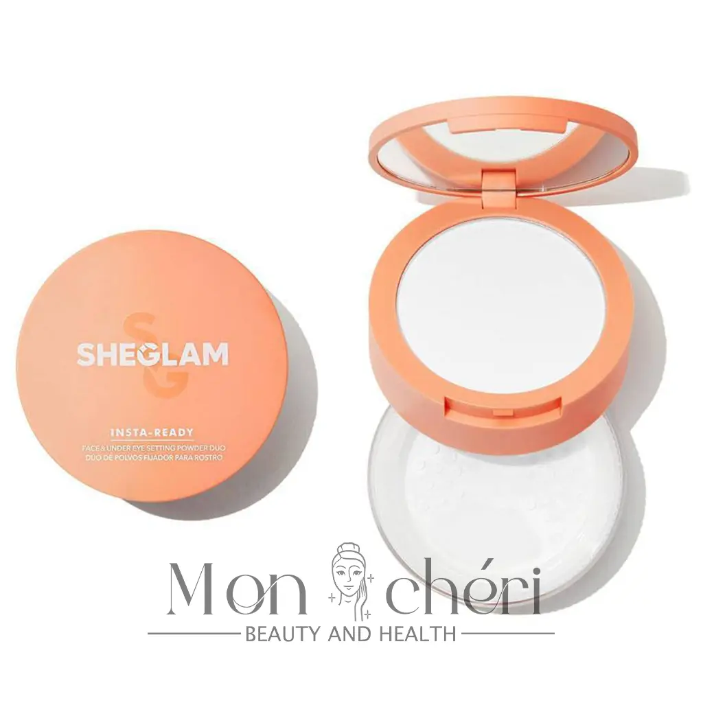 پودر فیکس سفید دو طبقه مدل Ready Face & Under Eye Setting Powder Duo