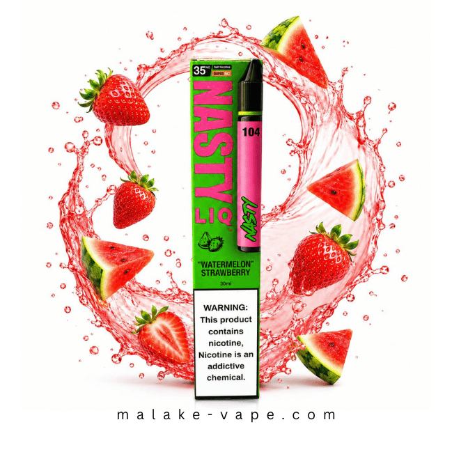 سالت هندوانه توت فرنگی نستی salt watermelon strawberry nasty