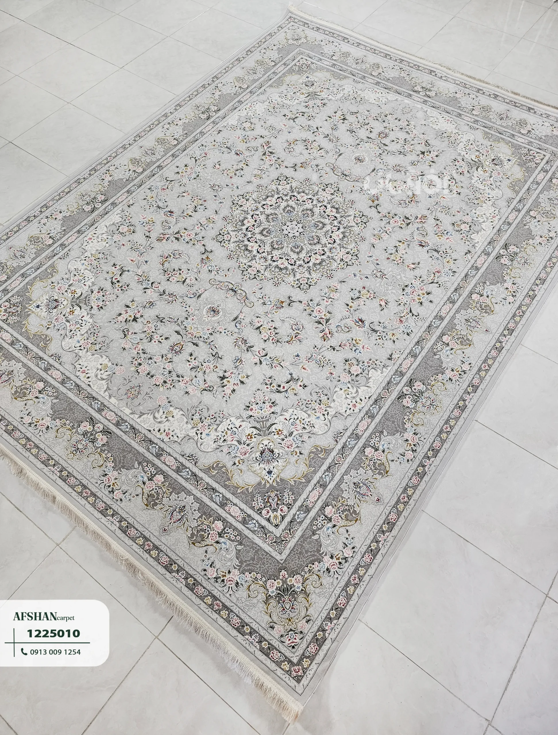 فرش 1200 شانه آکرلیک طرح افشار کد 1225010 نگار