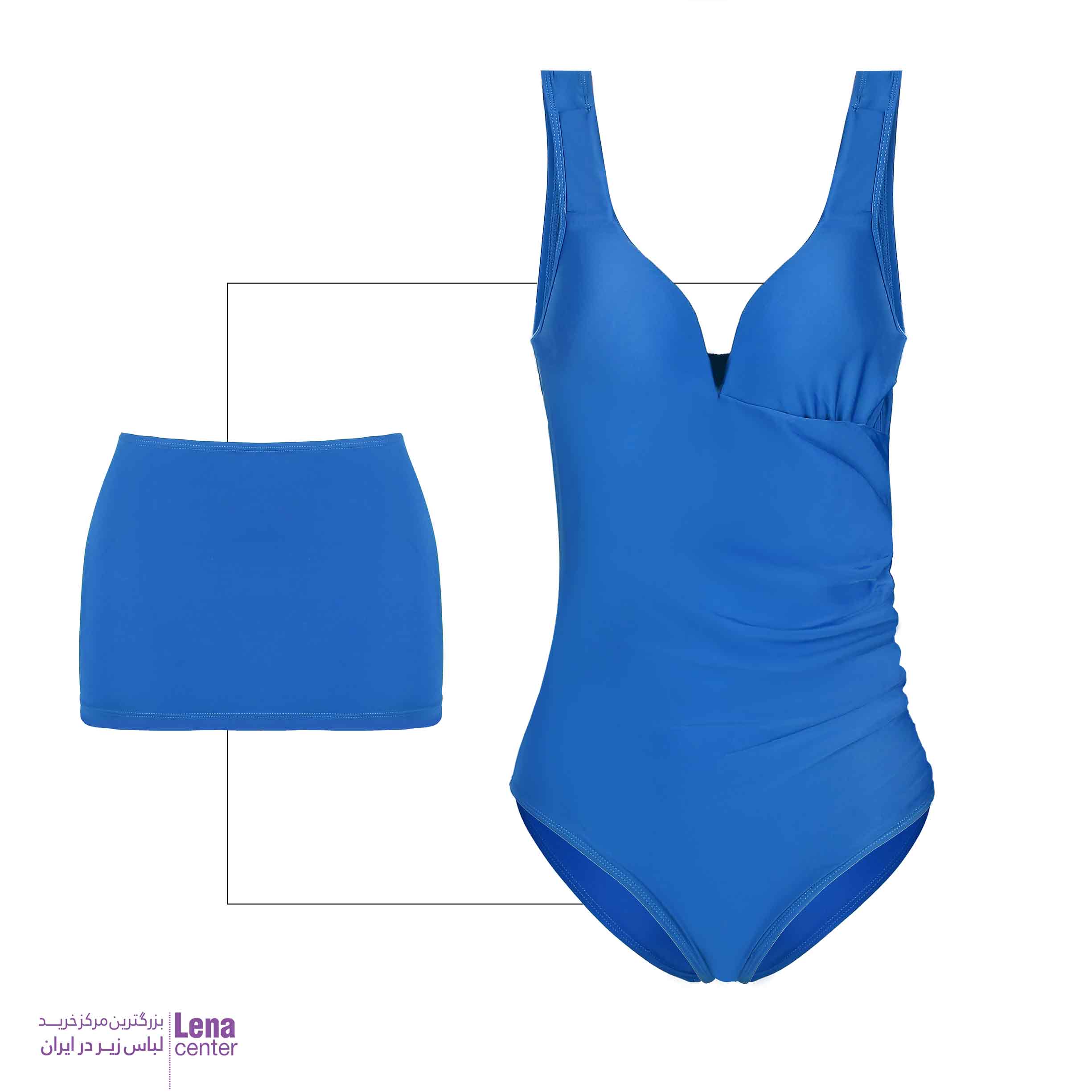 مایو زنانه استریج اسلیپ نیم کاپ دوتیکه