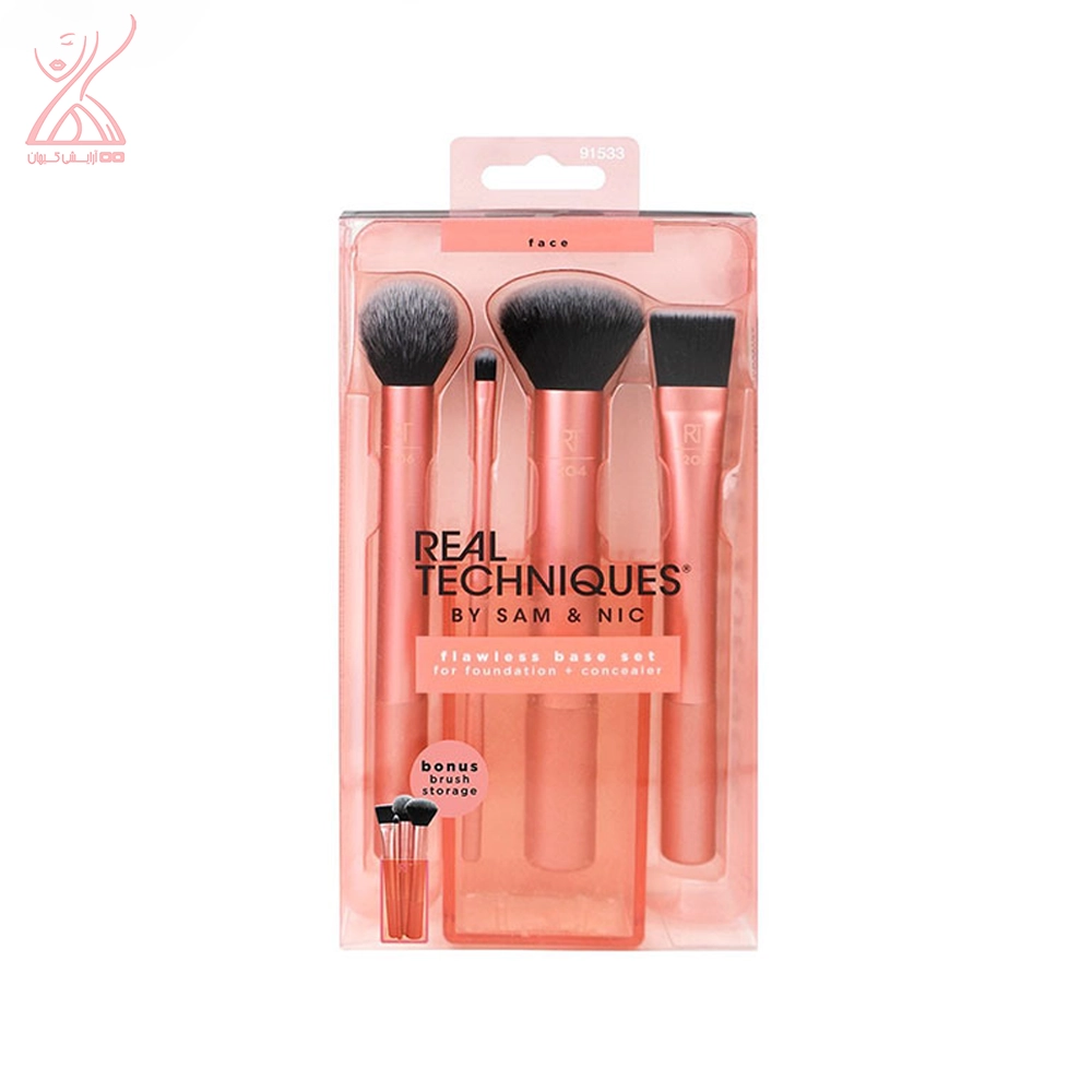 ست براش ریل تکنیک Real Techniques Flawless Base Brush Set