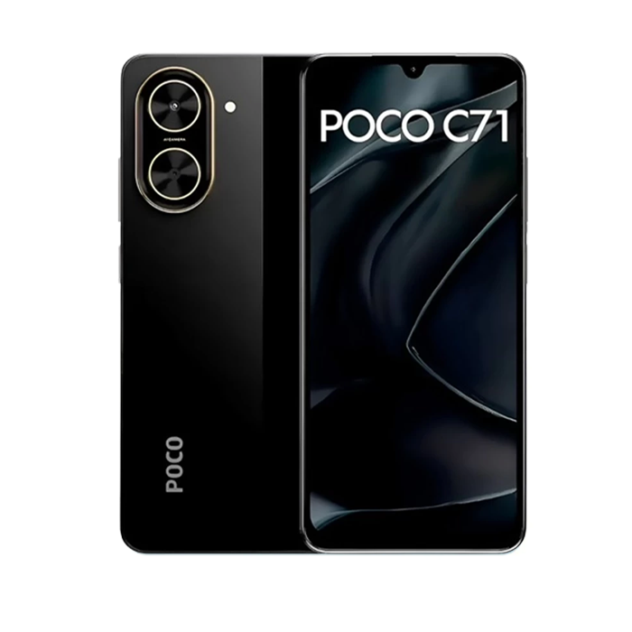 گوشی شیائومی Poco C71حافظه 128 رم 4 گیگابایت رام و پک گلوبال
