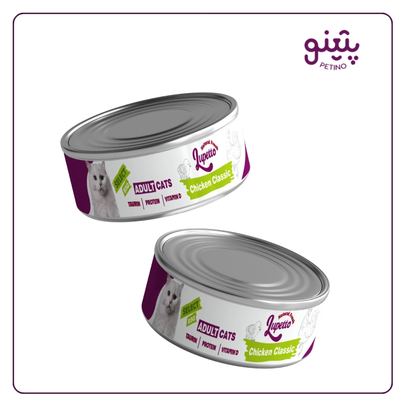 کنسرو گربه پته لوپتو با طعم مرغ کلاسیک
