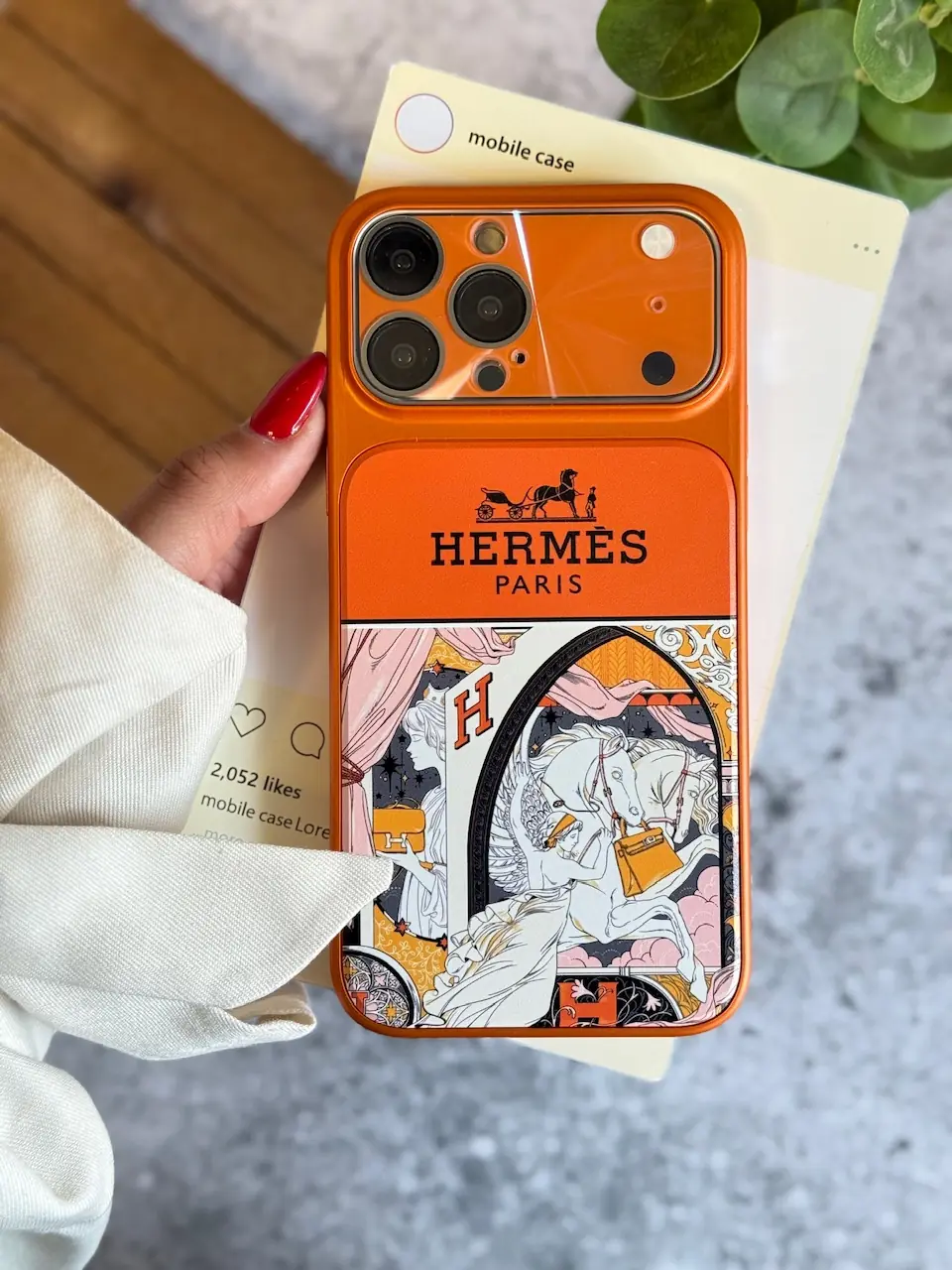 قاب آیفون HERMES LENS