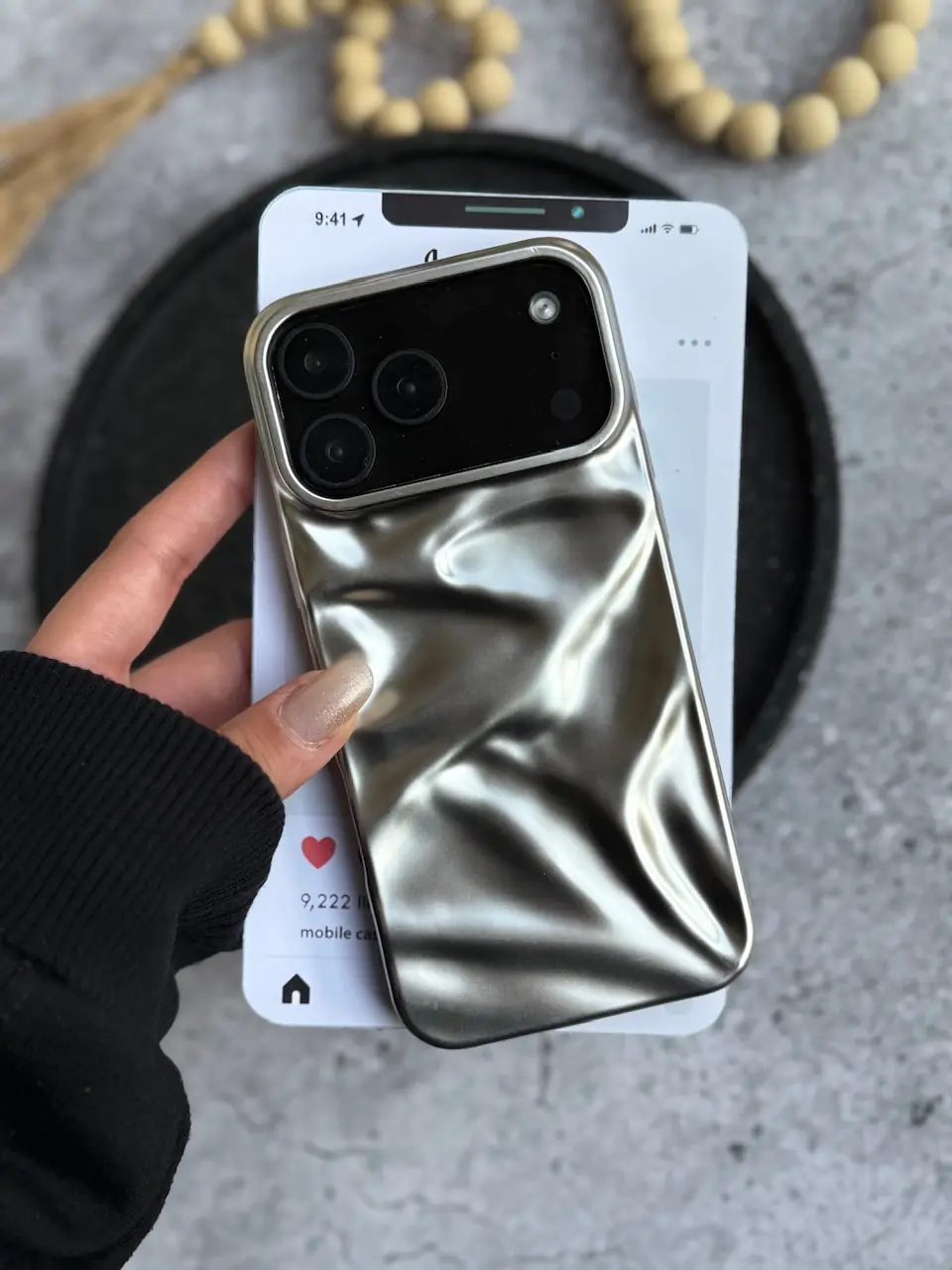 قاب آیفون Matte Mirror Wave