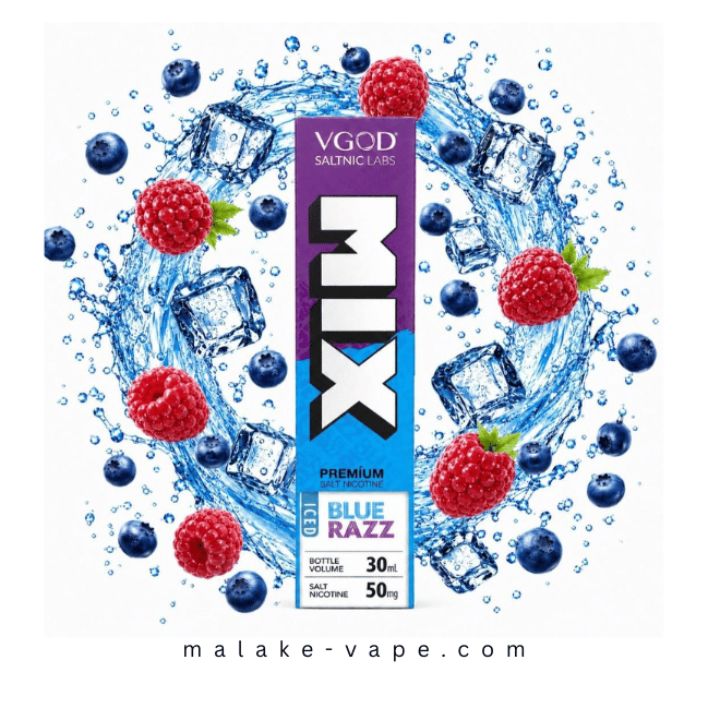 سالت بلوبری تمشک ویگاد (30 میل) VGOD MIX BLUE RAZZ