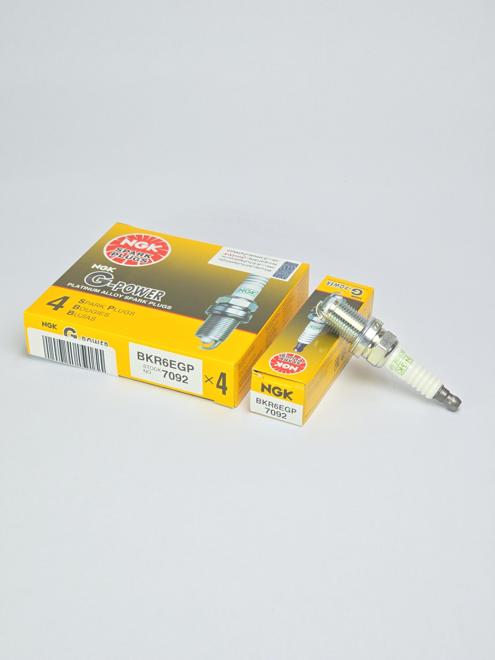 شمع پایه کوتاه سوزنی جی پاور ngk-7092