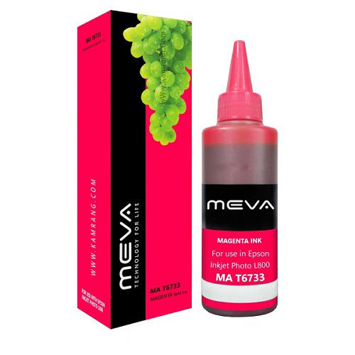 جوهر 100ml میوا T6733 قرمز اپسون meva 100ml ink T6733 Magenta Epson