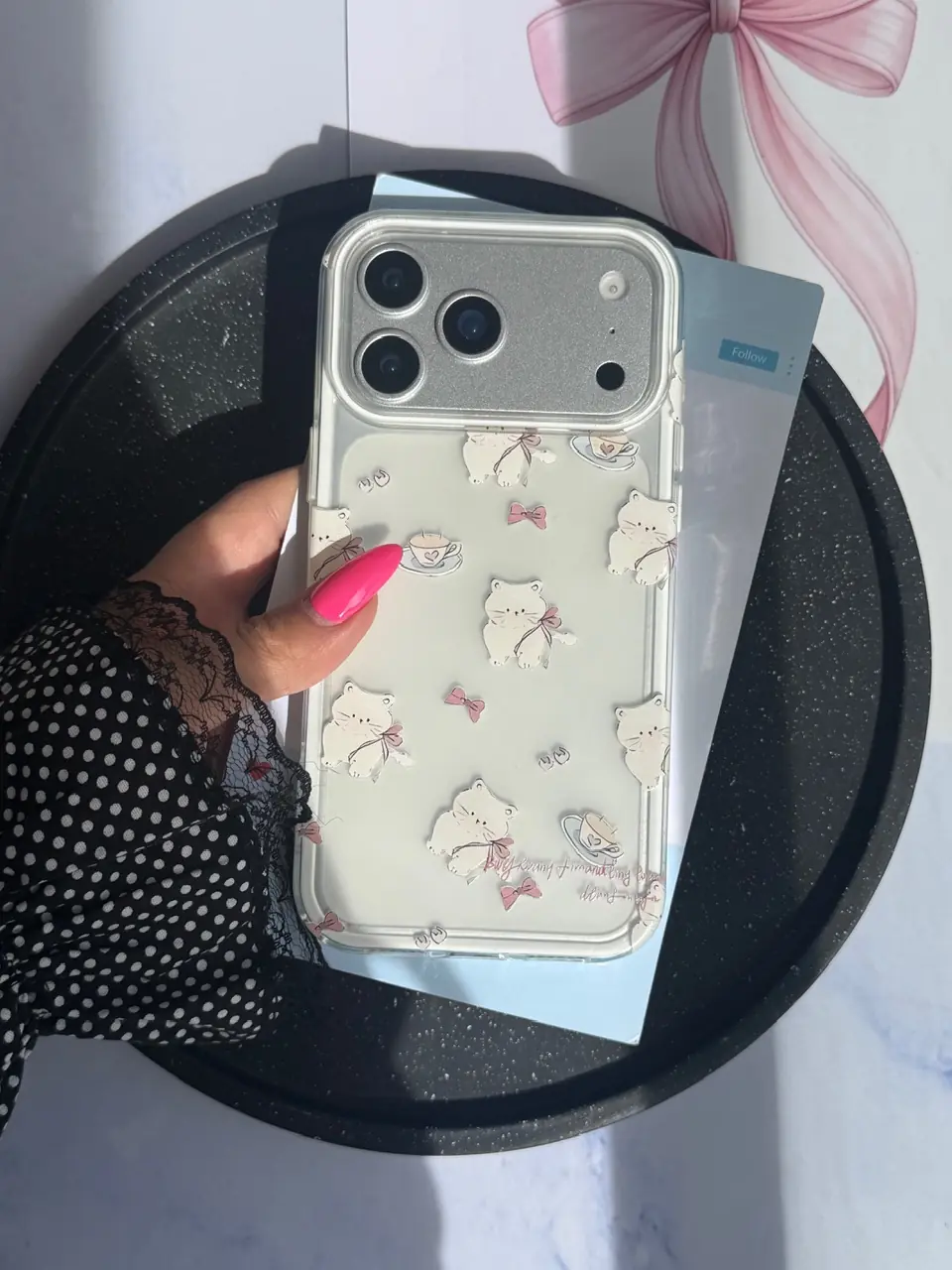 قاب آیفون Tea & Cats