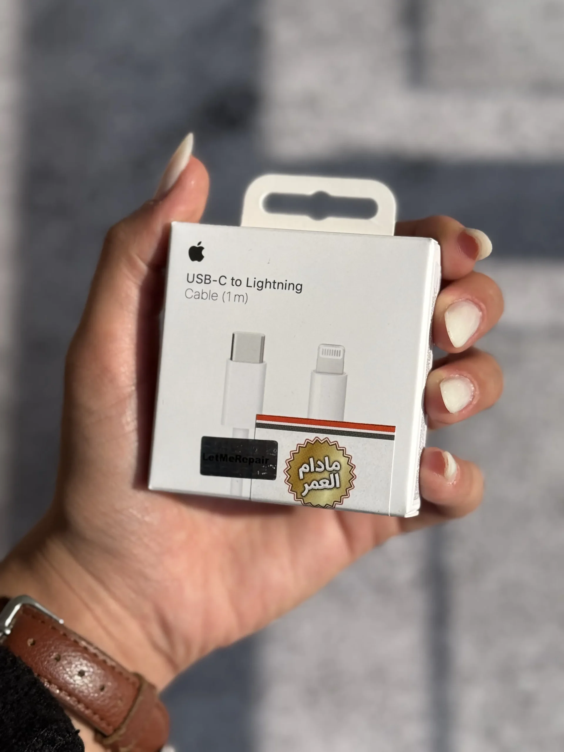 کابل USB-C To Lightning اپل 1 متر با گارانتی مادام العمر