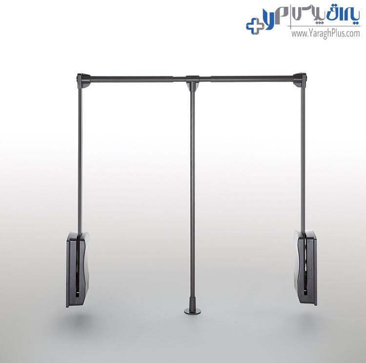 رگال آسانسوری داخل کمد لباس قابل رگلاژ آرام بند ملونی 8015 - 8016 - 8017