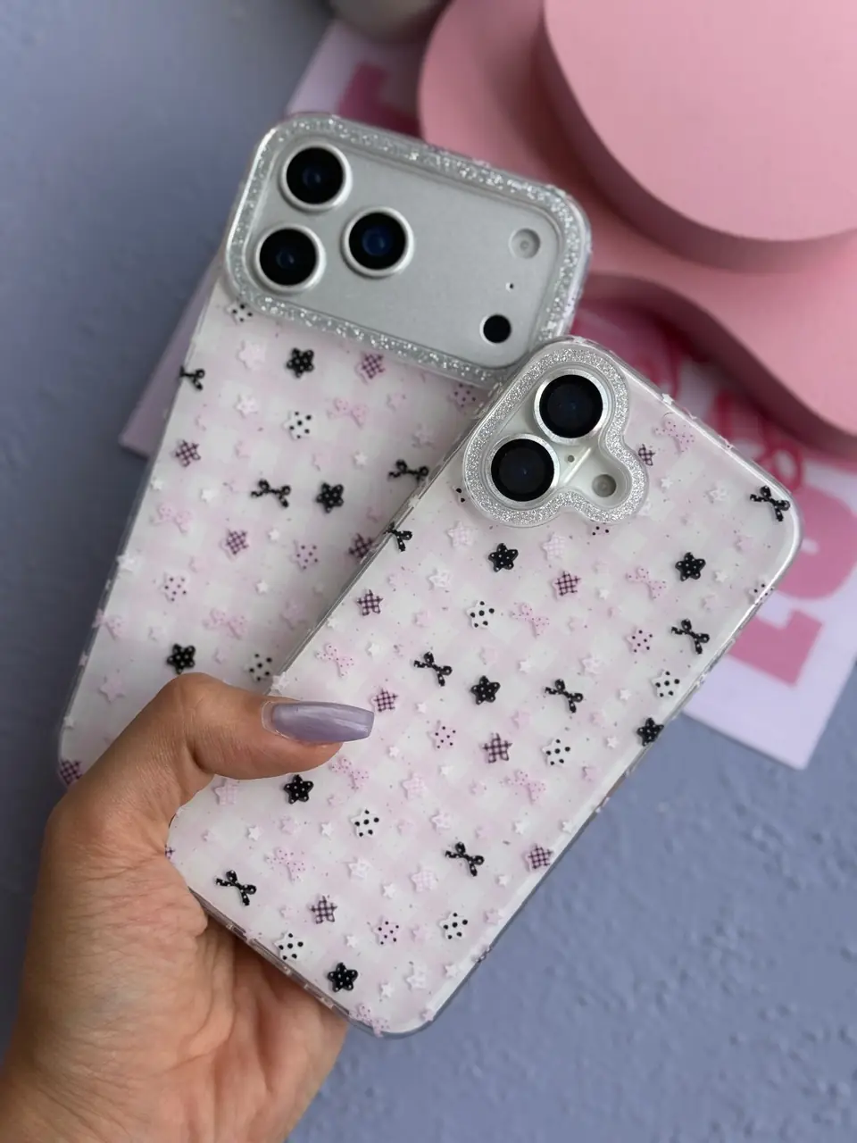 قاب آیفون Kawaii Pink Star