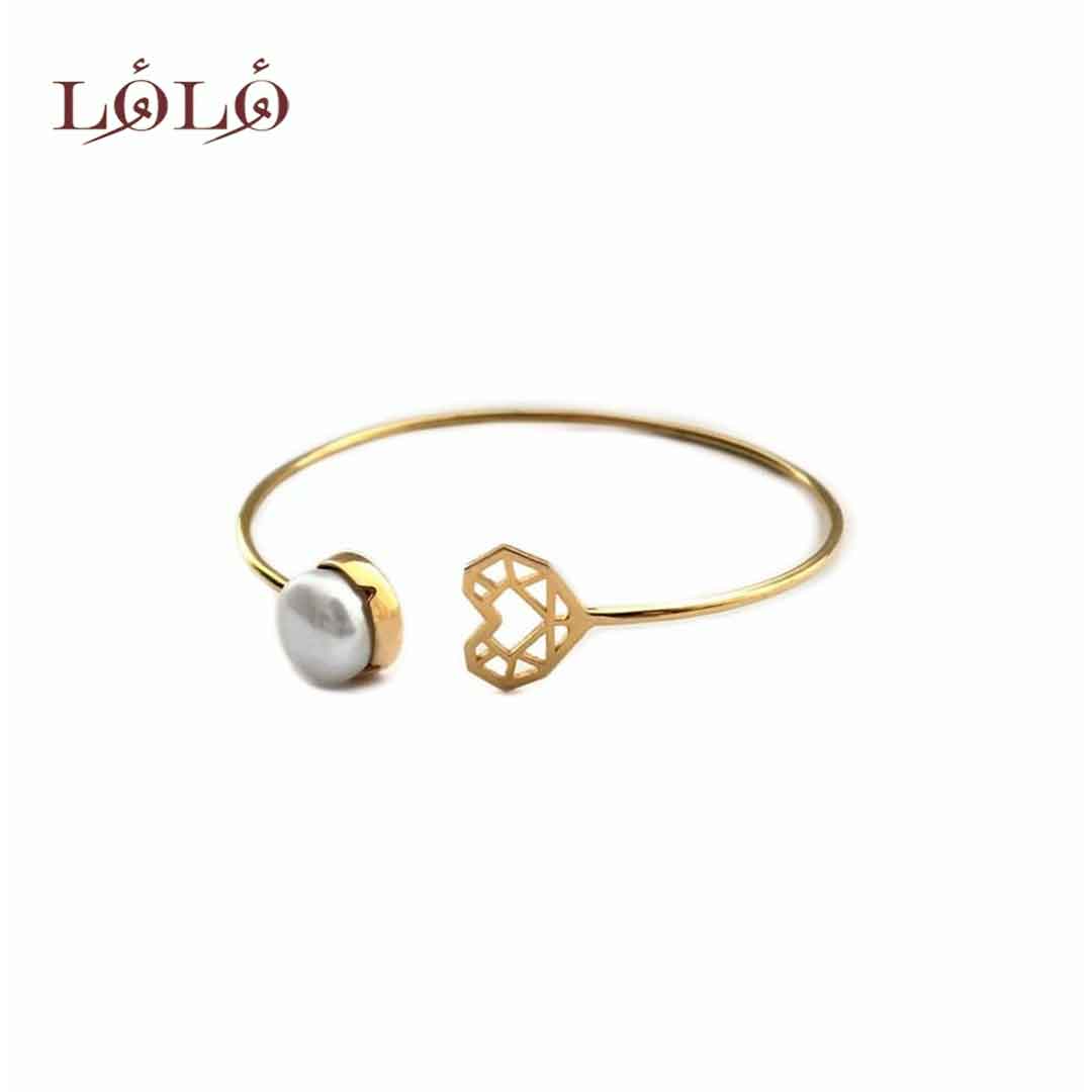 النگو نقره قلب و باروک