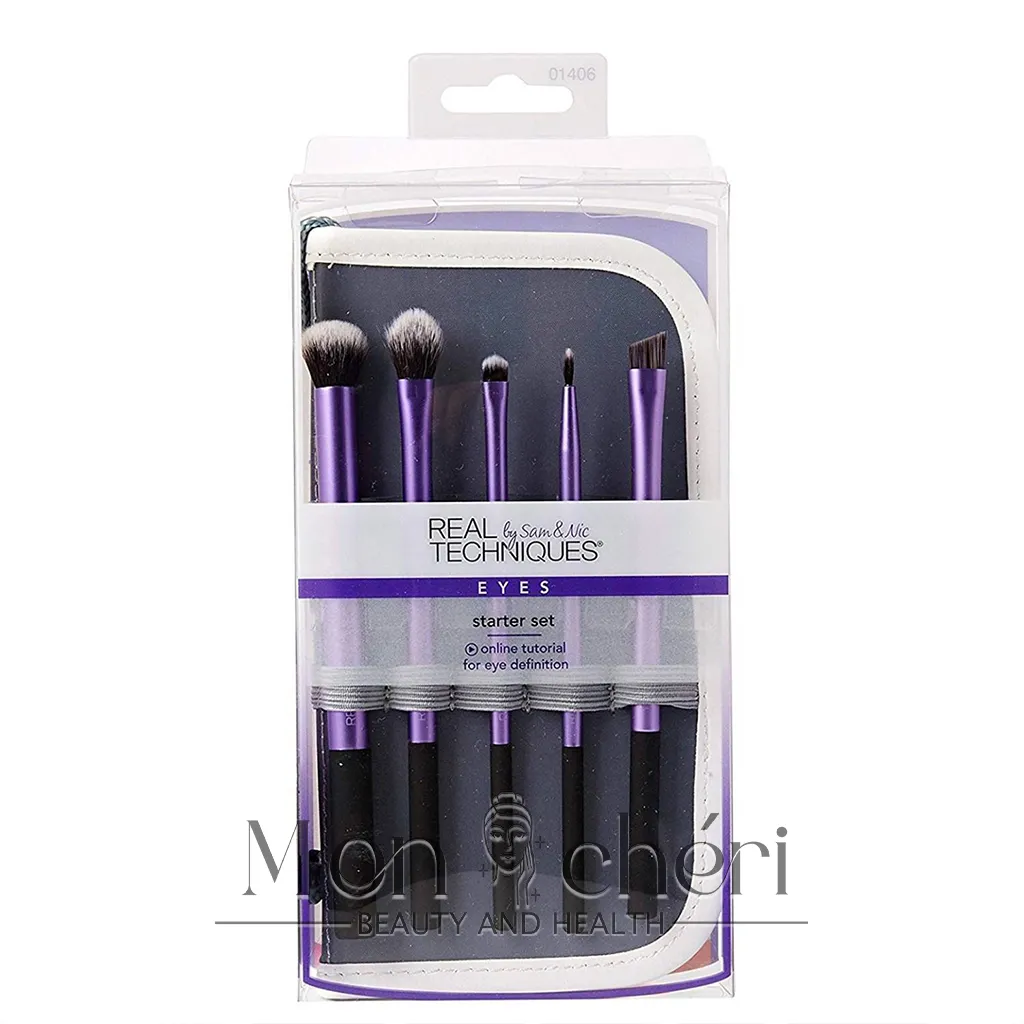 ست براش ریل تکنیک  مدل استارتر کد 01406 REAL TECHNIQUES Ultimate Eyes Starter Set