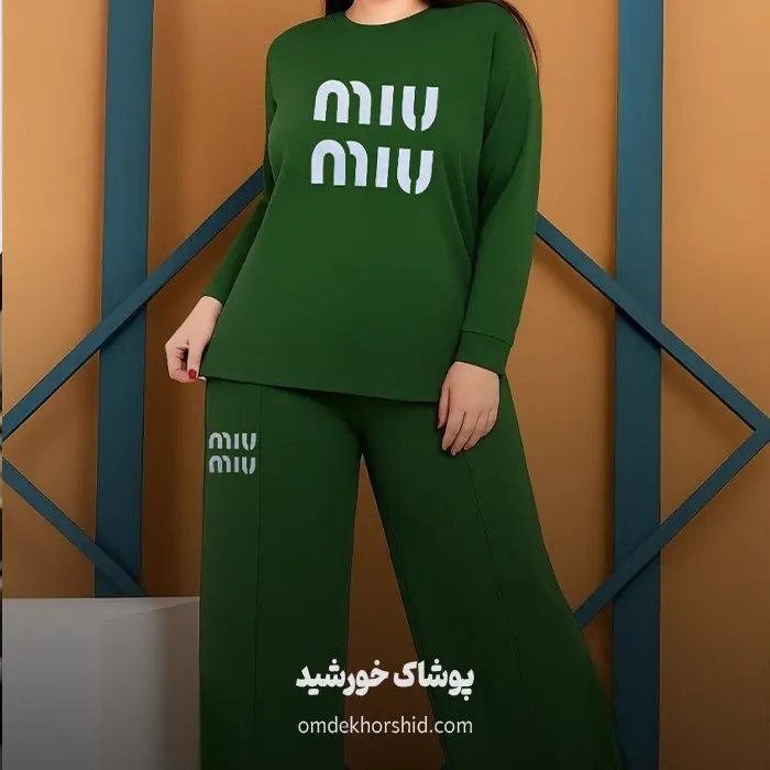ست آستین دار بگ چاپ میو میو