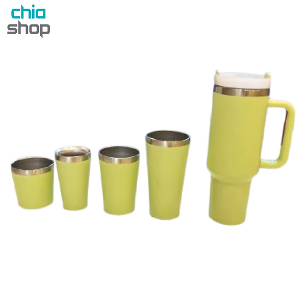 مجموعه ۵ عددی ماگ استنلی نی دار Stanley mug 5 pieces (های کپی)