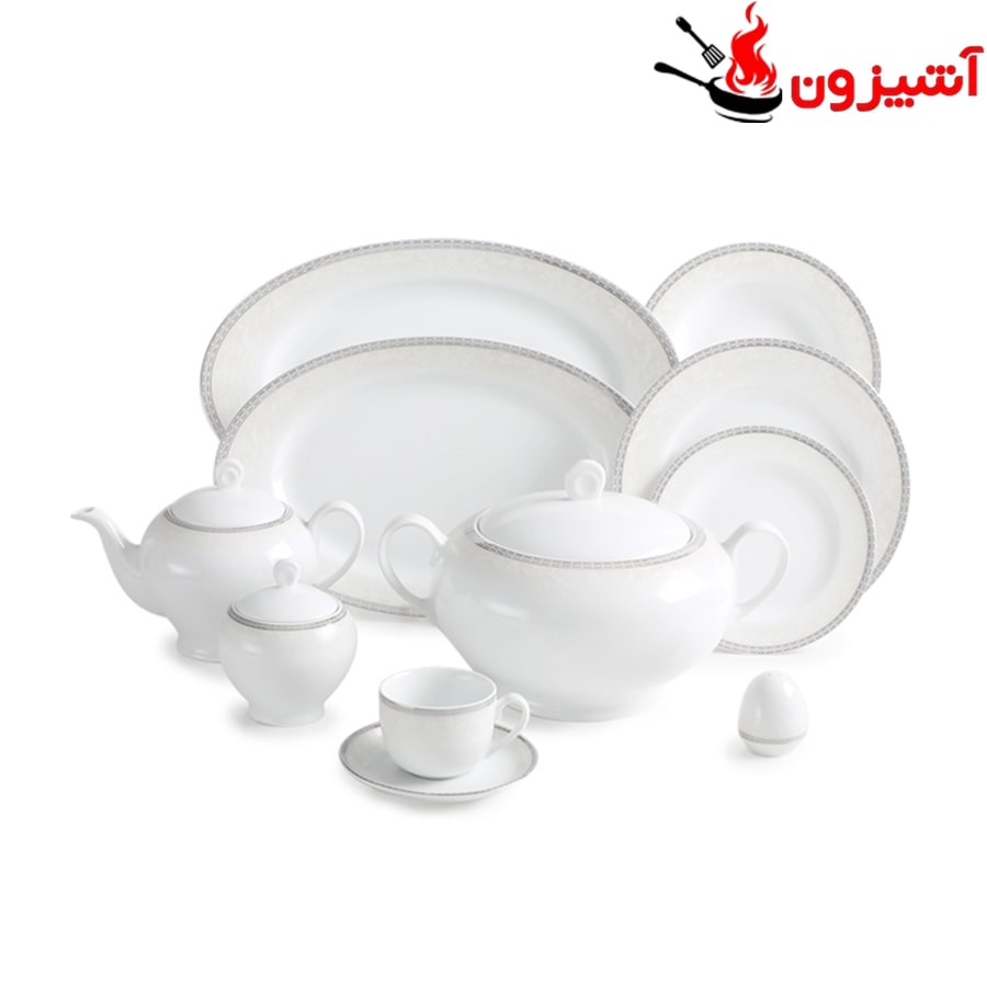 سرویس 102 پارچه 12 نفره طرح ریوا پلاتینی