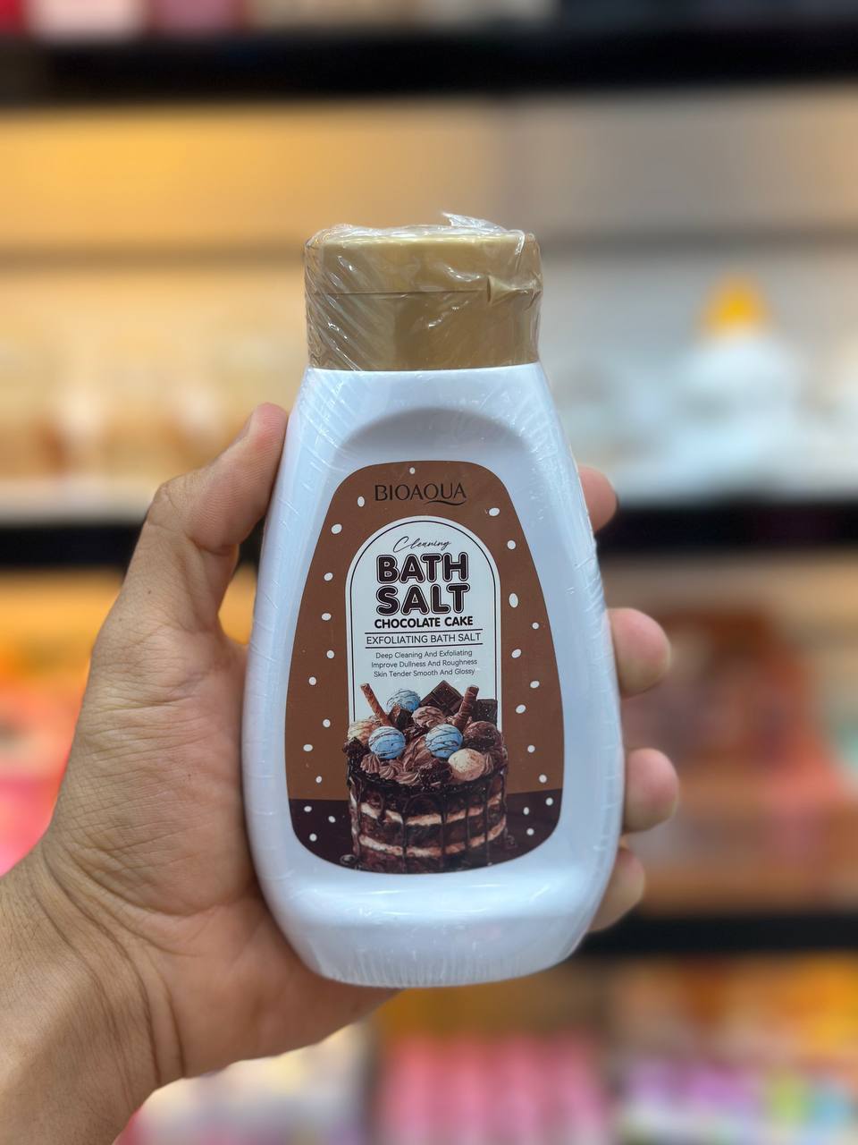 نمک حمام لایه بردار مدل کیک شکلاتی (Deep Cleaning Bath Salt)