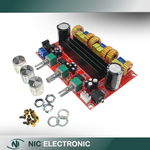 ماژول آمپلی فایر استریو XH-M139 با خروجی ساب ووفر 2*50 وات + 100 وات