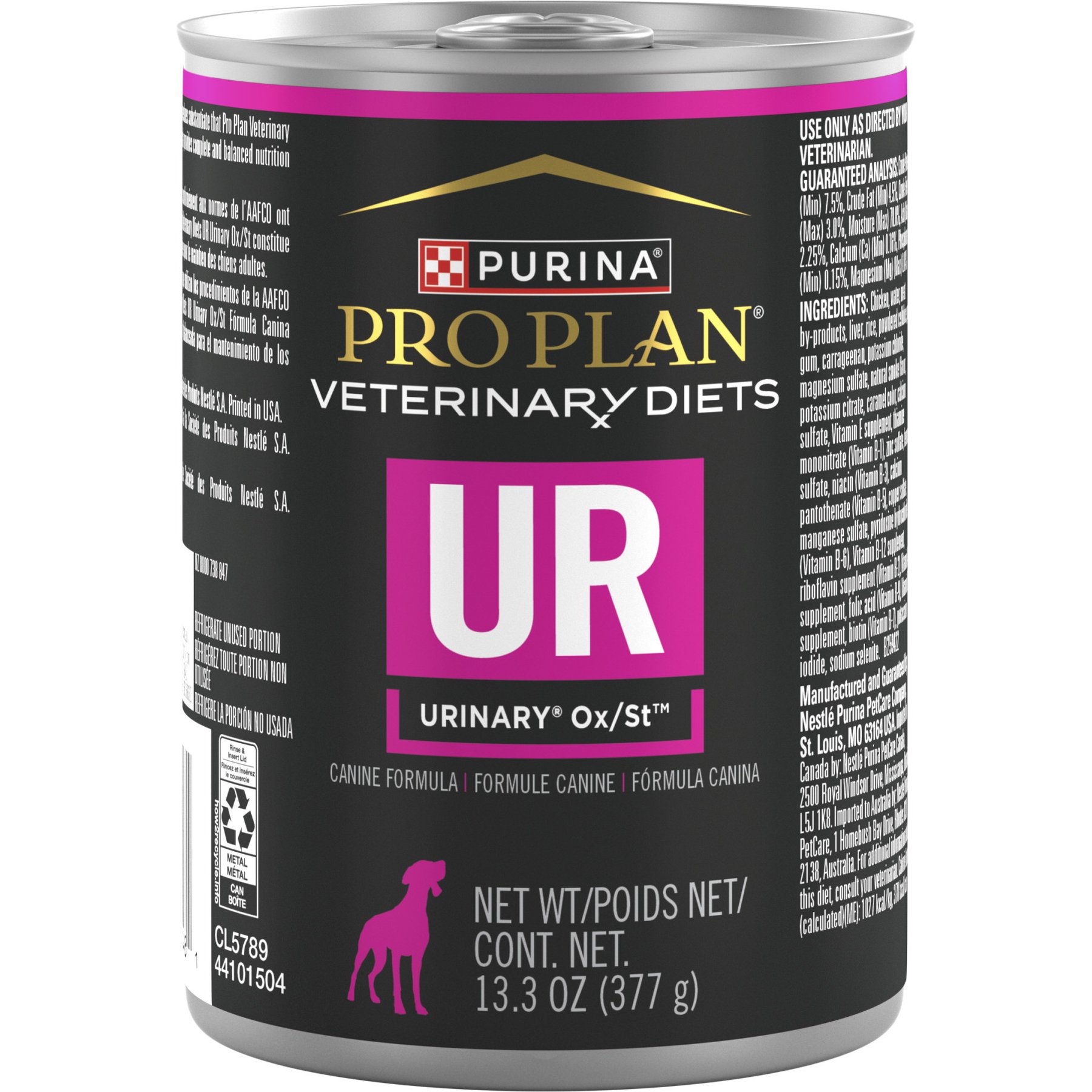 کنسرو پته پورینا پرو پلن سگ بالغ UR ادراری ۱۲ عدد ۳۷۷ گرمی | Purina Pro Plan Veterinary Diets UR 12x13.3oz