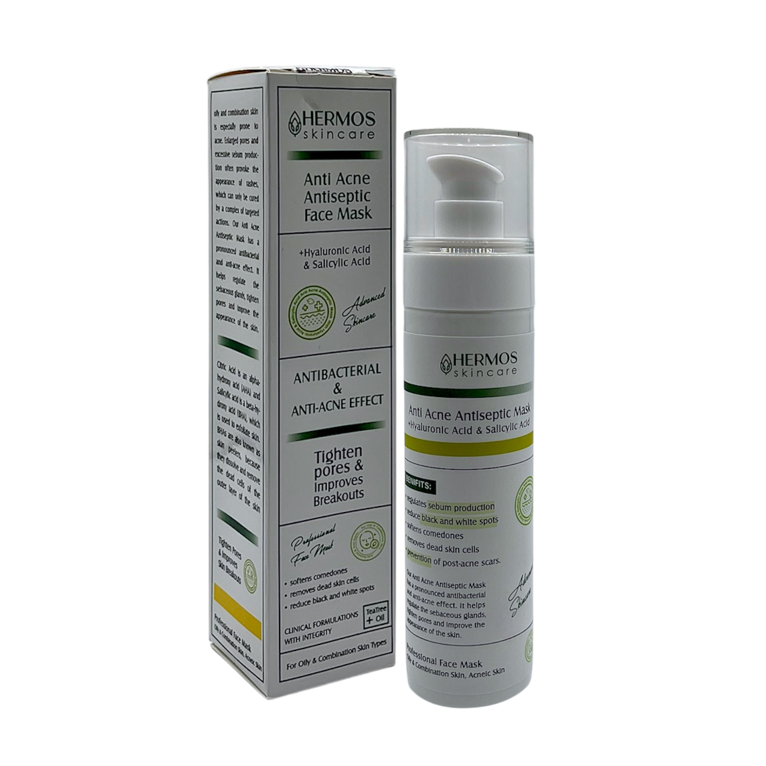ماسک صورت کرمی آنتی آکنه هرموس 120ml