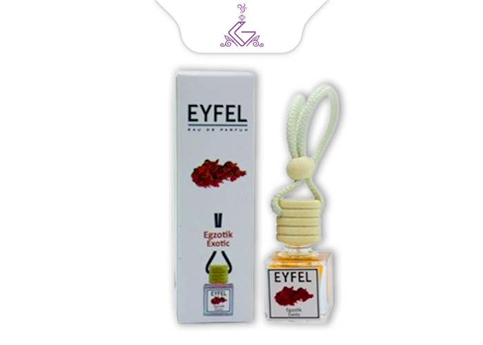 خوشبو کننده ماشینی آویز(شیشه ای) اگزوتیک EXOTIC برند ایفل EYFEL