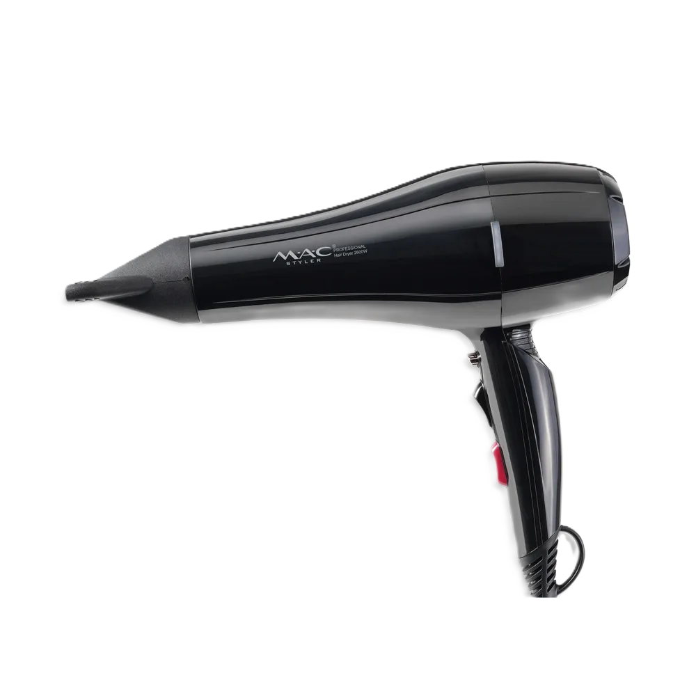 سشوار حرفه ای MAC STYLER مک استایلر مدل 6820 با موتور 2600 وات و دو سال گارانتی