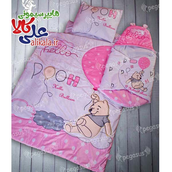 سرویس خواب 4 تکه پگاسوس طرح خرس پو